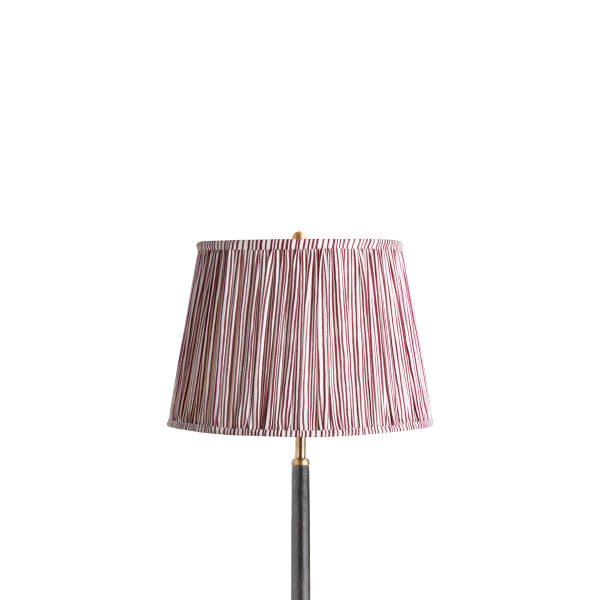12 inch straight empire shade in ruby candy stripe block