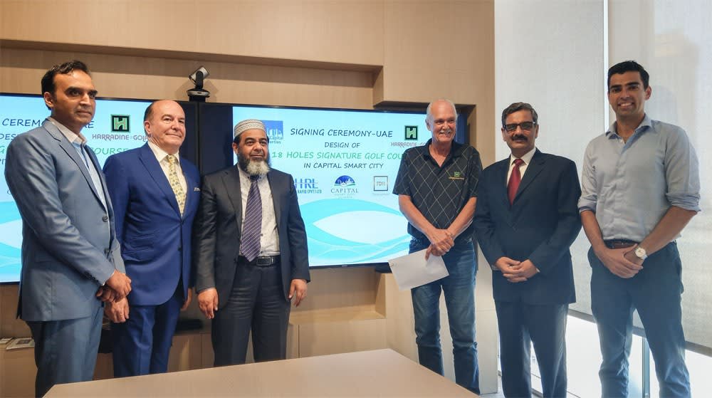 Signing Ceremony at UAE with "Harradine Golf" for Capital Golf Club