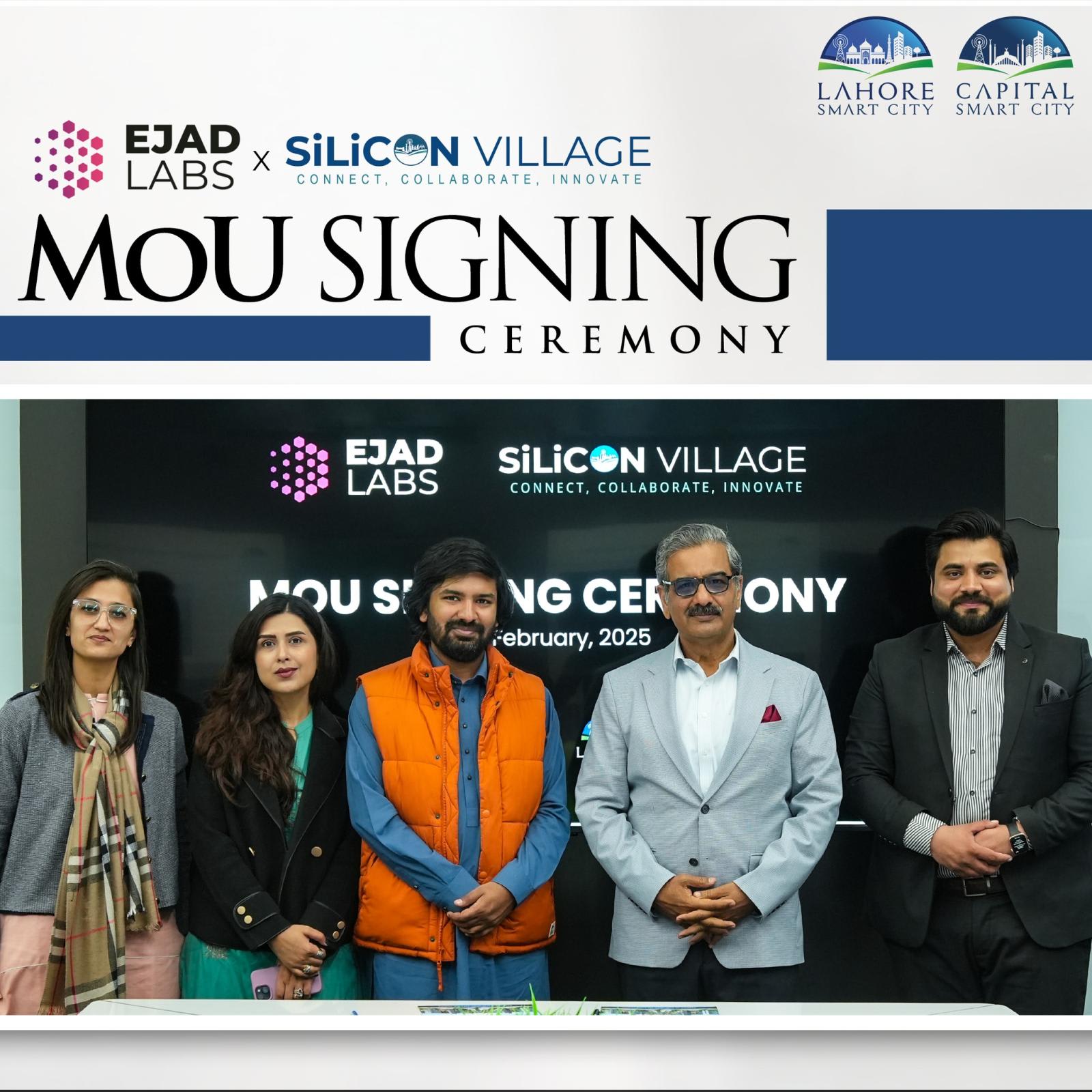 MoU Signing Ceremony Ejad Labs & Silicon Village