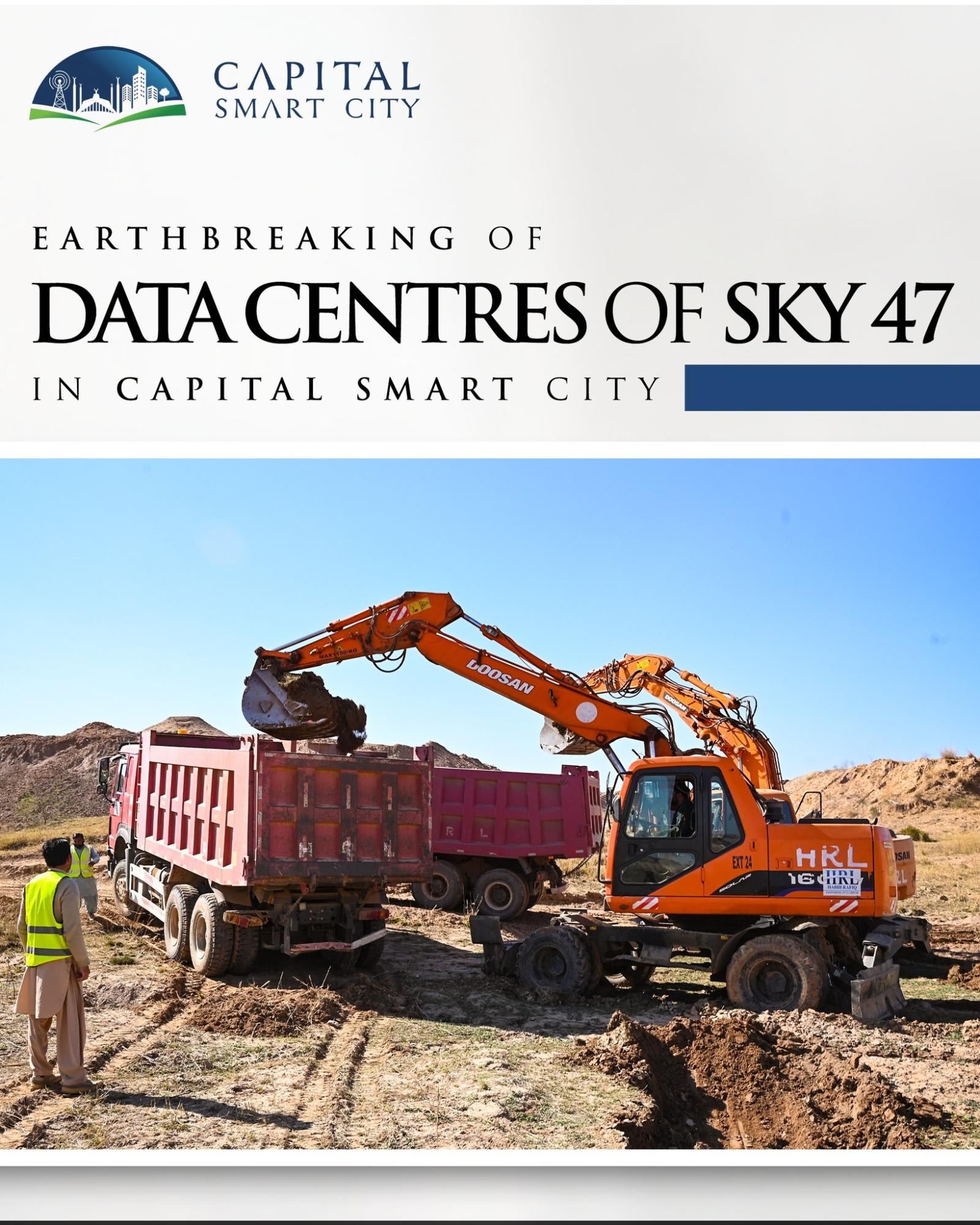 Ground Breaking of Data Centres of Sky47 in Capital Smart City