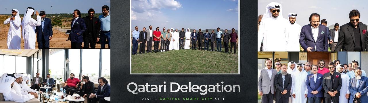 Qatri Delegation Visits Capital Smart City Site