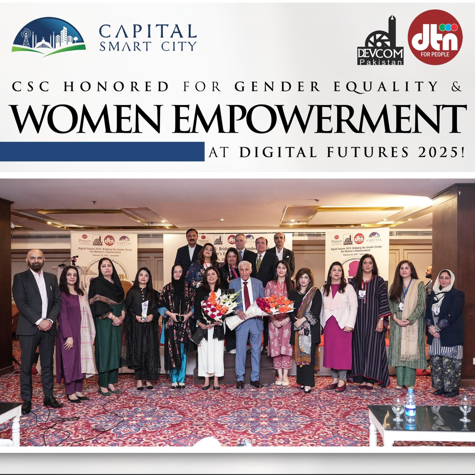 Capital Smart City Honored For Gender Equality & Women Empowerment at Digital Futures 2025