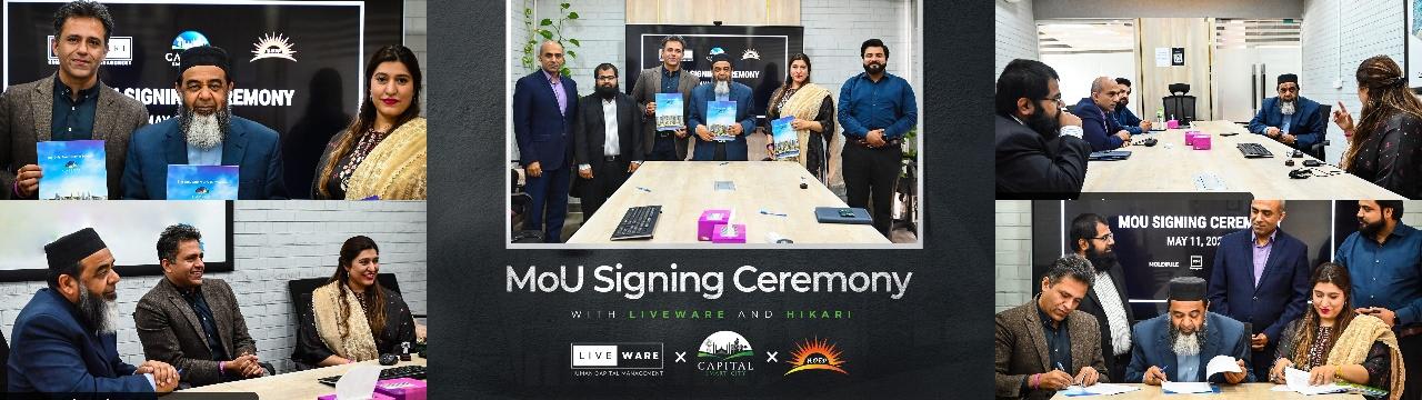 MoU Signing Ceremony with Liveware and Hikari