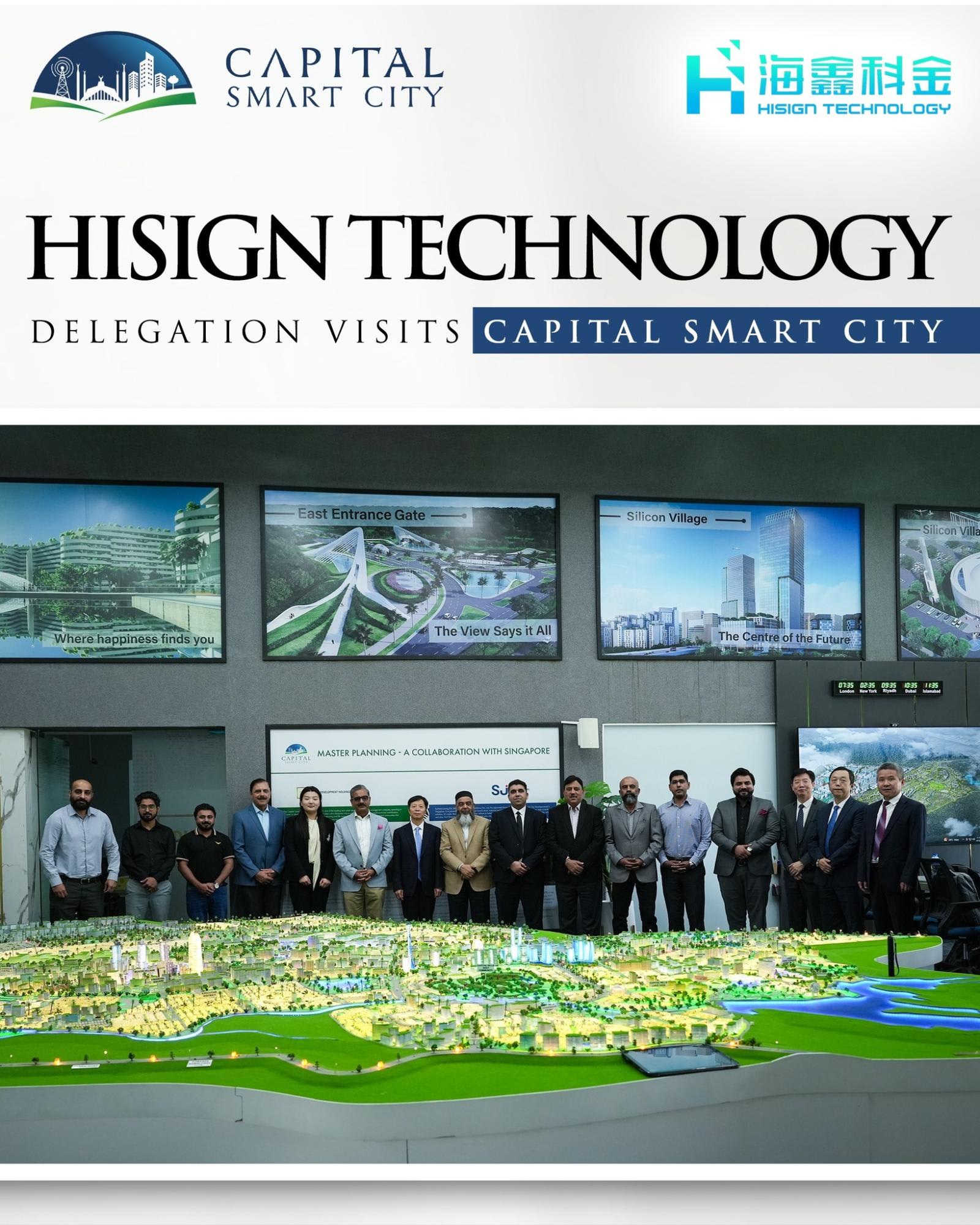 HISIGN Technology Delegation Visits Capital Smart City
