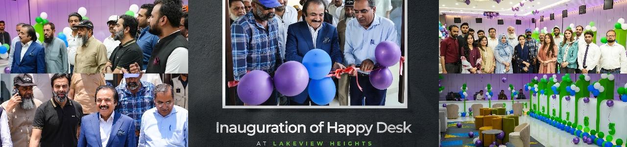 Inauguration of Happy Desk at Lake View Heights