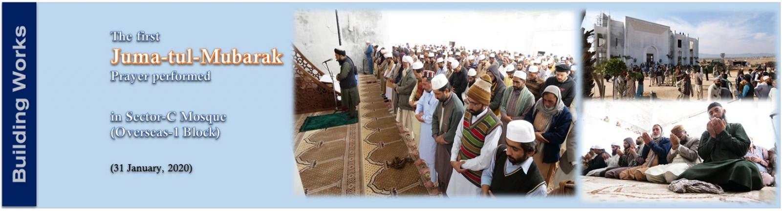 First "Juma-tul-Mubarak" Prayer performed in C...