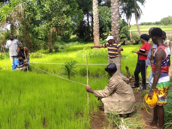 Activités de restauration des têtes de sources des cours d'eaux de Kassane et de la carrière de Magnango dans la commune rurale de Koba