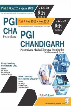 Buy Pgi Chandigarh Postgraduate Medical Entrance Examination Self Assessment And Review 9ed 2 Vol Set (pb 2019) Second Hand Books Online India, Authored by chaudhary m from Used Book Store