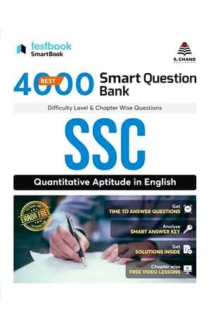 Buy Best 4000 Smart Question Bank Ssc Quantitative Aptitude In English Used Books Online from Used Book Store