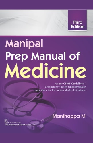 Buy Manipal Prep Manual Of Medicine 3ed (2021) 2nd hand books online, Authored by manthappa m. from Used Book Store