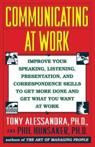 Buy Communicating At Work: Improve Your Speaking Listening And Presentation Skills Used Books Online from Used Book Store