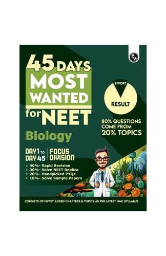 Buy Pw 45 Days Neet Most Wanted Biology: For Neet Ug 2025 Chapter Wise Revision Based On 80-20 Rule With Sample Papers And Handpicked Past Year Questions Second Hand Books Online India from Used Book Store