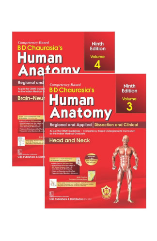 Buy B D Chaurasia's Human Anatomy 9ed Vol 3 And 4: Regional And Applied Dissection And Clinical Head And Neck Brain Neuroanatomy Set Of 2 Vols Second Hand Books Online India from Used Book Store
