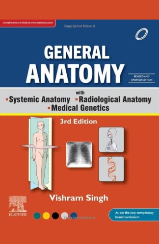 Buy General Anatomy With Systemic Anatomy Radiological Anatomy Medical Genetics 3/e 2018 2nd hand book