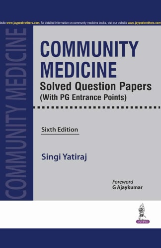 Buy Community Medicine Solved Question Papers (With Pg Entrance Points) Used Books Online from Used Book Store