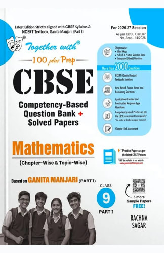 Buy Together With 100 Plus Prep Cbse Question Bank For Class 9 Maths (Ganita Manjari) Part 1 2026-27 | W Second Hand Books Online India from Used Book Store