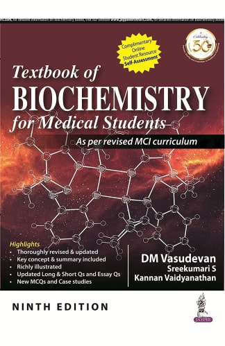 Buy Textbook Of Biochemistry For Medical Students Used Books Online India, Authored by dm vasudevan from Used Book Store