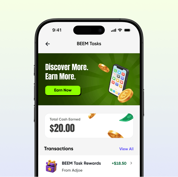 Beem app — Complete Tasks