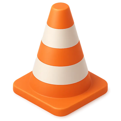 Traffic cone icon