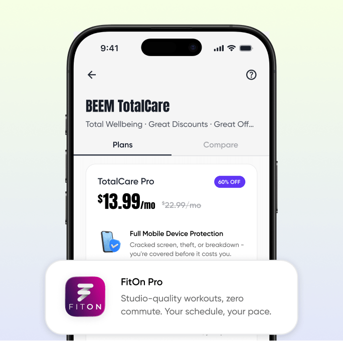 Beem TotalCare FitOn Pro fitness benefit