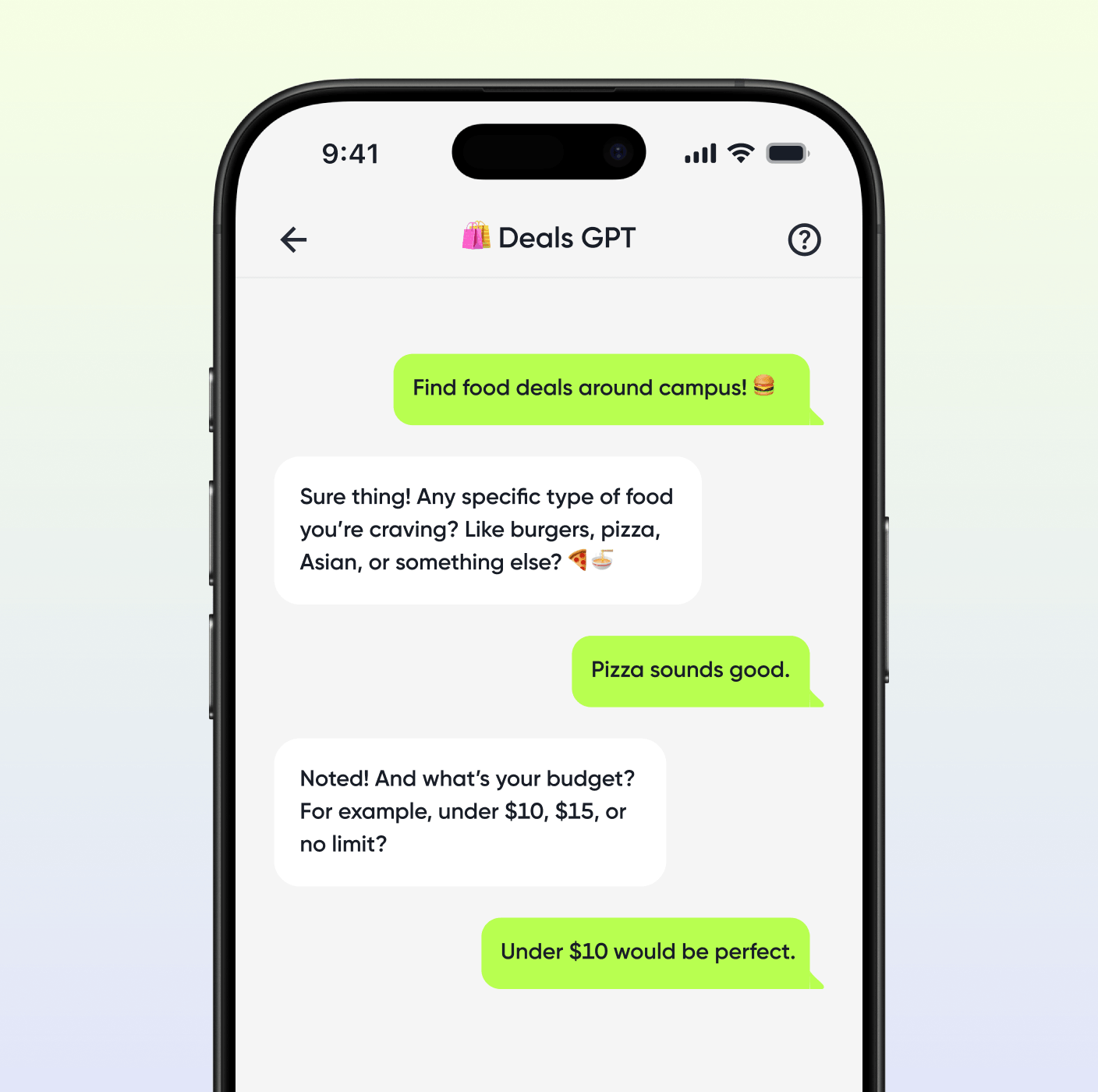 Ask for any deal in the Beem app