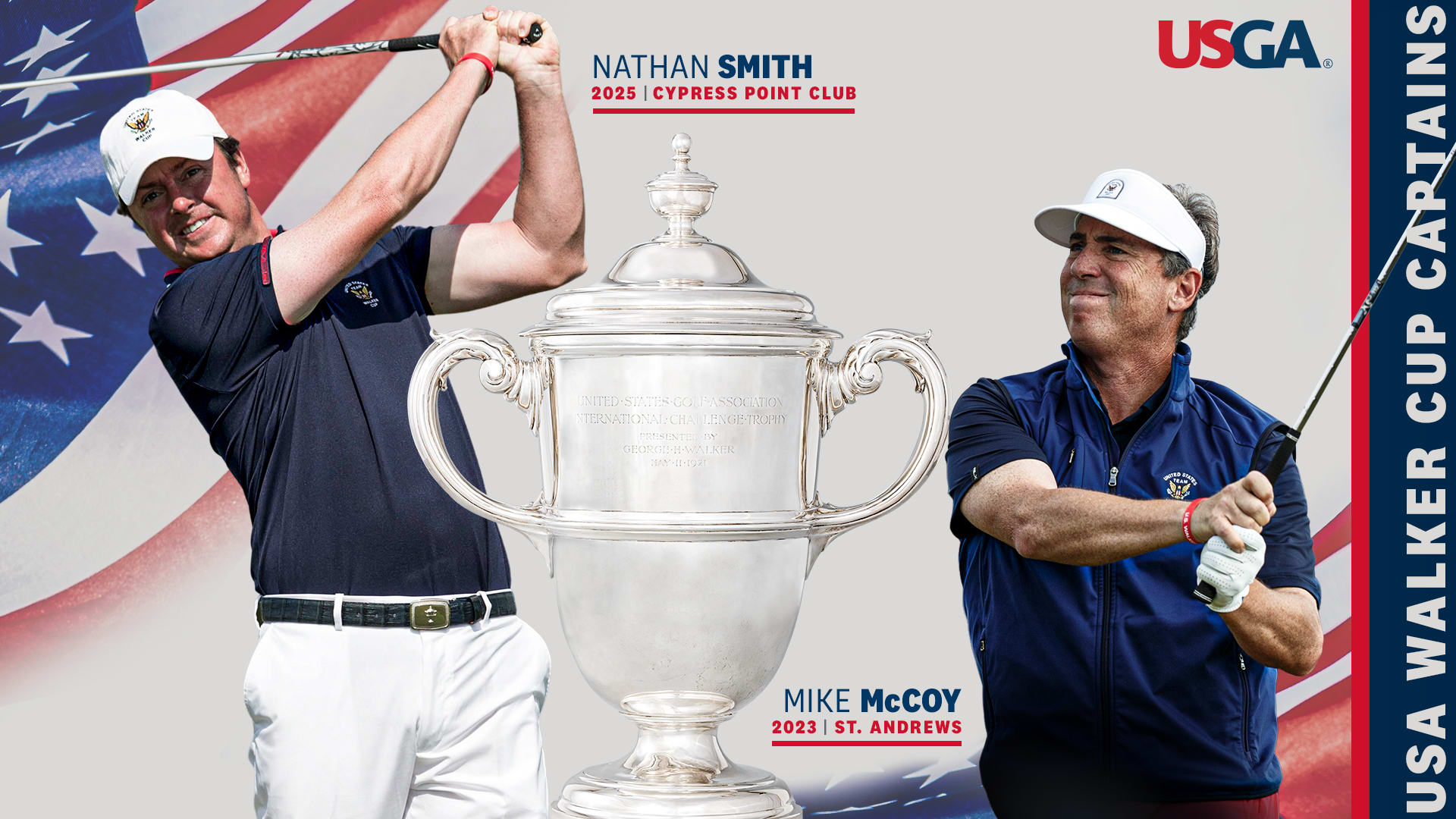 McCoy, Smith Named USA Walker Cup Captains for 2023, 2025