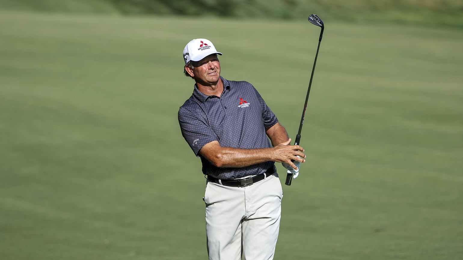 Despite two late bogeys, two-time U.S. Open champion Retief Goosen managed one of four sub-par rounds on Thursday. (USGA/Jeff Haynes)