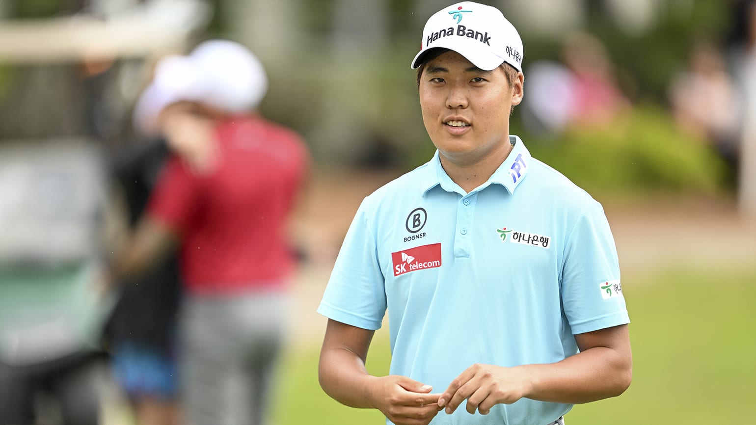 Defending men's champion Simon Lee fired a 4-under 68 on Monday, displaying the game that led him to victory at Pinehurst last year. (Robert Beck/USGA) 