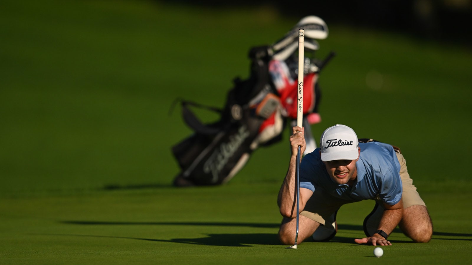 Evan Beck was dialed in on the greens Wednesday at Sleepy Hollow C.C., registering 12 birdies in two matches to reach the semifinals. (USGA/Kathryn Riley)