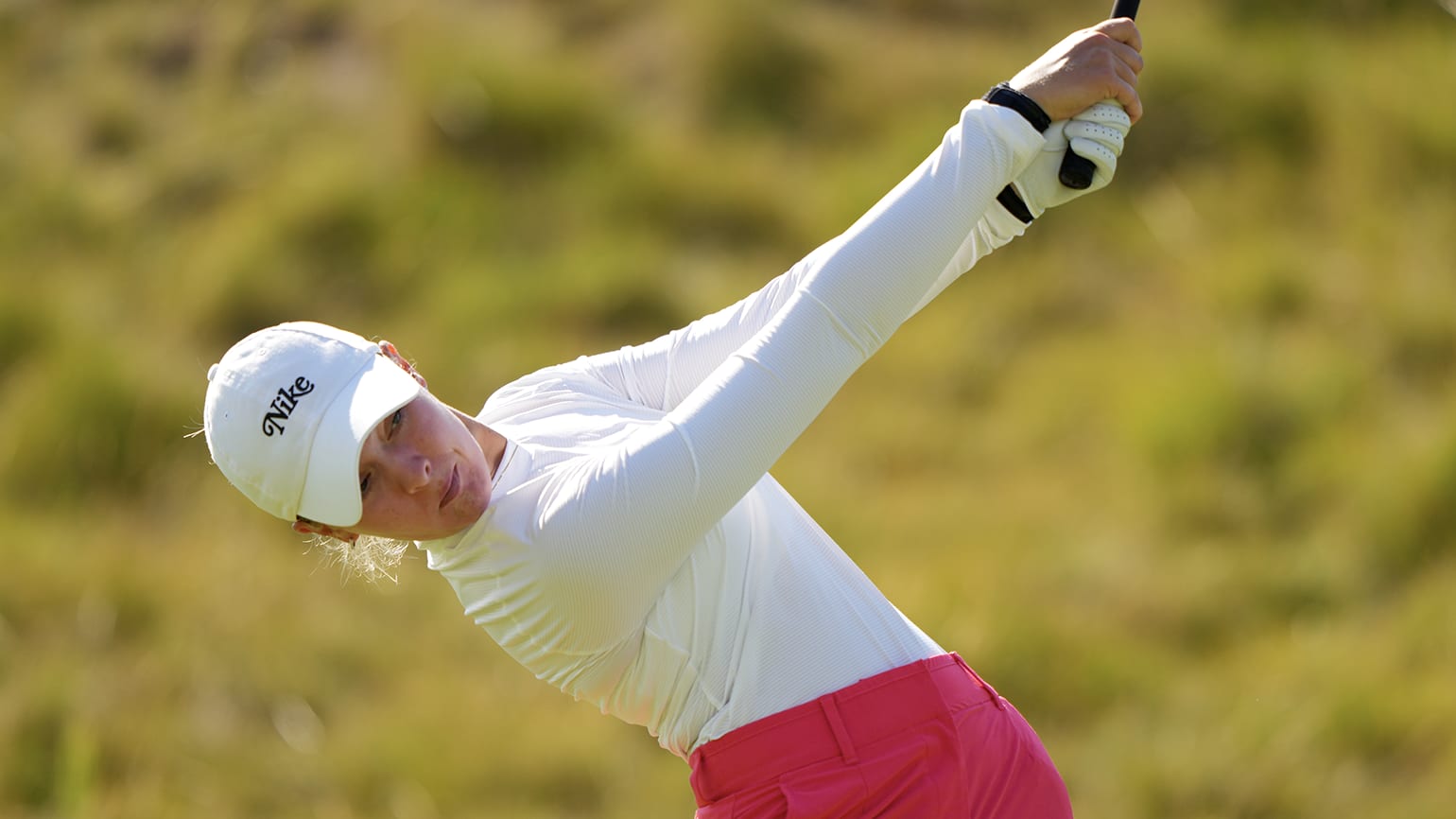 USC incoming freshman Bailey Shoemaker, a semifinalist in 2022 at Chambers Bay, returns to the championship season. (USGA/Darren Carroll)