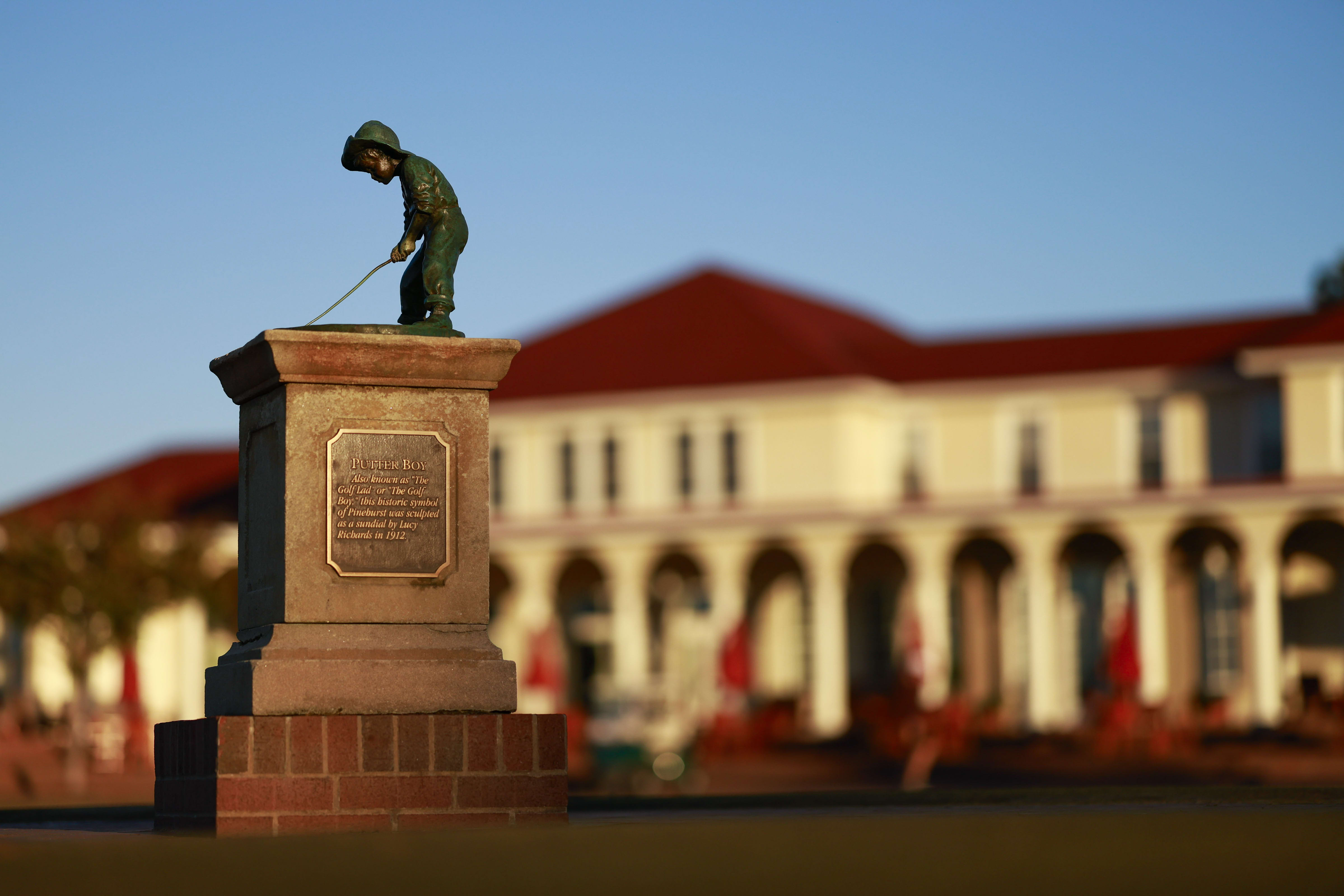 Putter Boy on green