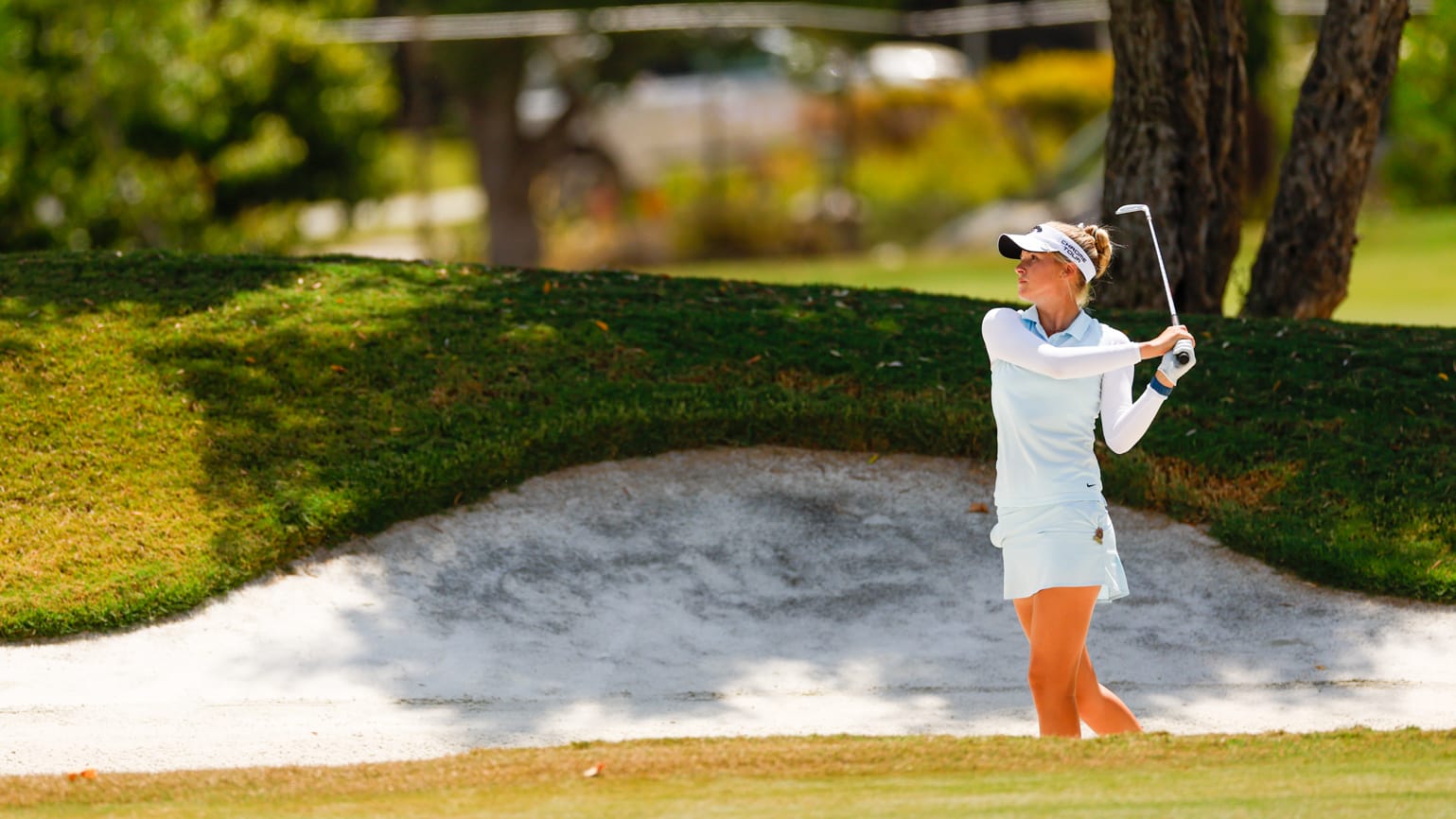 Scarlett Schremmer was one of four U.S. National Junior Team members to post Round-of-64 victories on Wednesday. (USGA/Mike Ehrmann)
