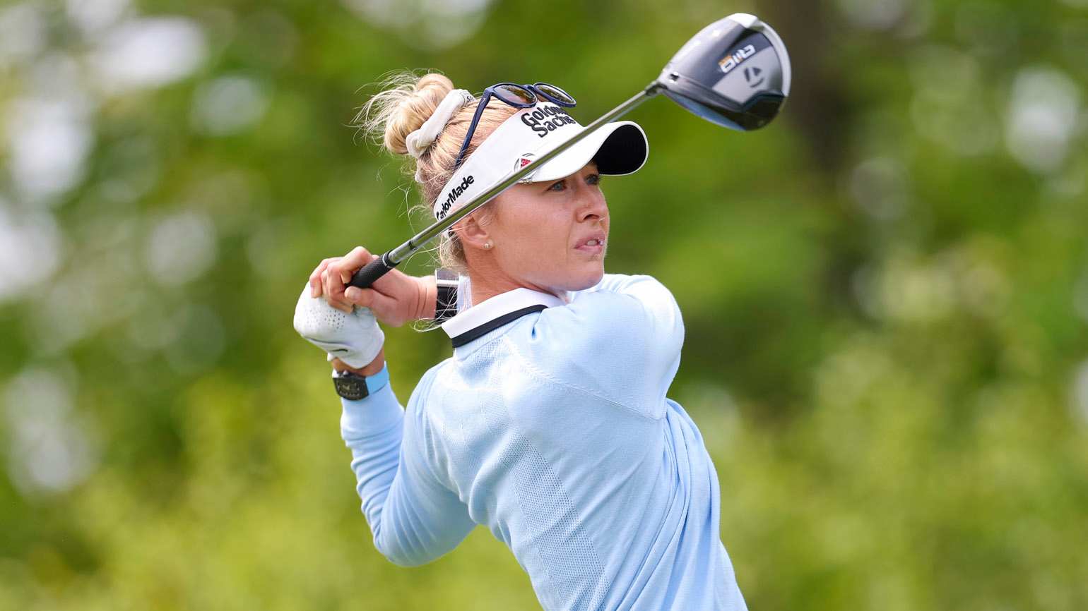 A career-best round of 67 in 35 U.S. Women's Open rounds has world No. 1 Nelly Korda just three strokes off the lead. (USGA/Dustin Satloff)