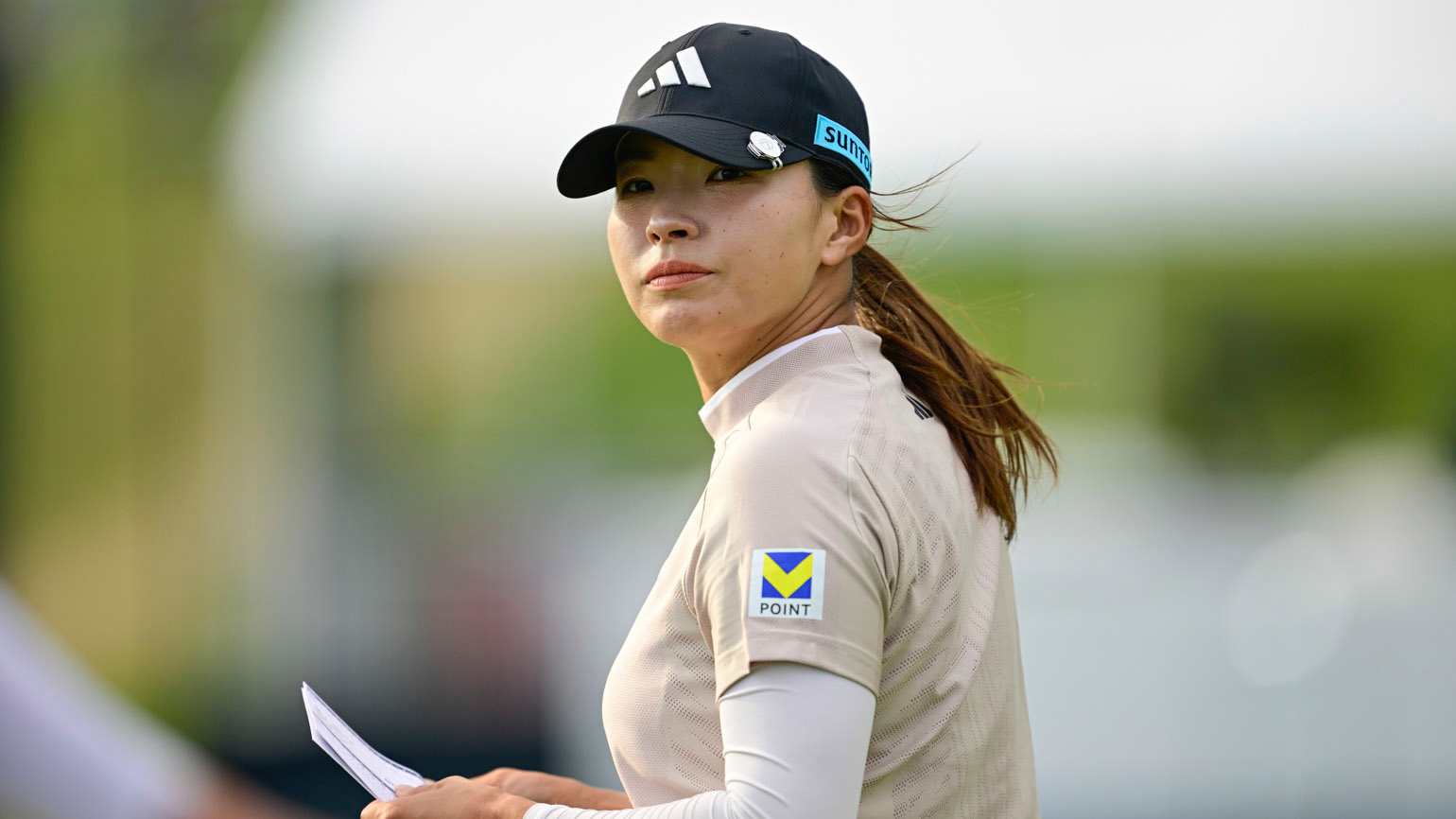 A runner-up a year ago at Lancaster C.C., Hinako Shibuno is once again in the mix to win the U.S. Women's Open, sitting three strokes off the lead. (USGA/Logan Whitton)