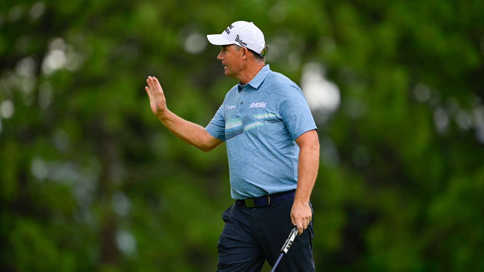 2022 U.S. Senior Open champion Padraig Harrington posted 3-under 67 for the second straight day at The Broadmoor. (USGA/Logan Whitton)