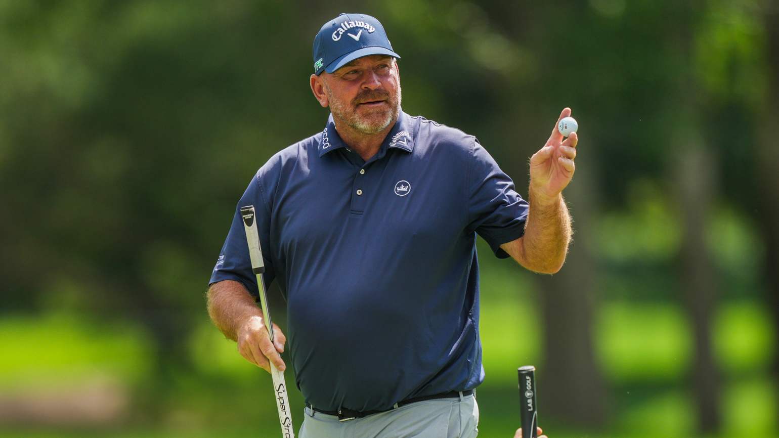Thomas Bjorn, of Denmark, enters Sunday's final round at The Broadmoor just one stroke off the lead. (USGA/Tyler Davis)