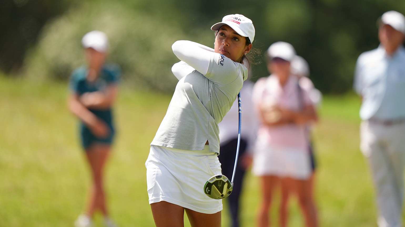 It was a bittersweet Thursday afternoon at Atlanta Athletic Club for Shyla Singh, who eliminated good friend and fellow Aussie Rachel Lee to reach the quarterfinals. (USGA/Darren Carroll)