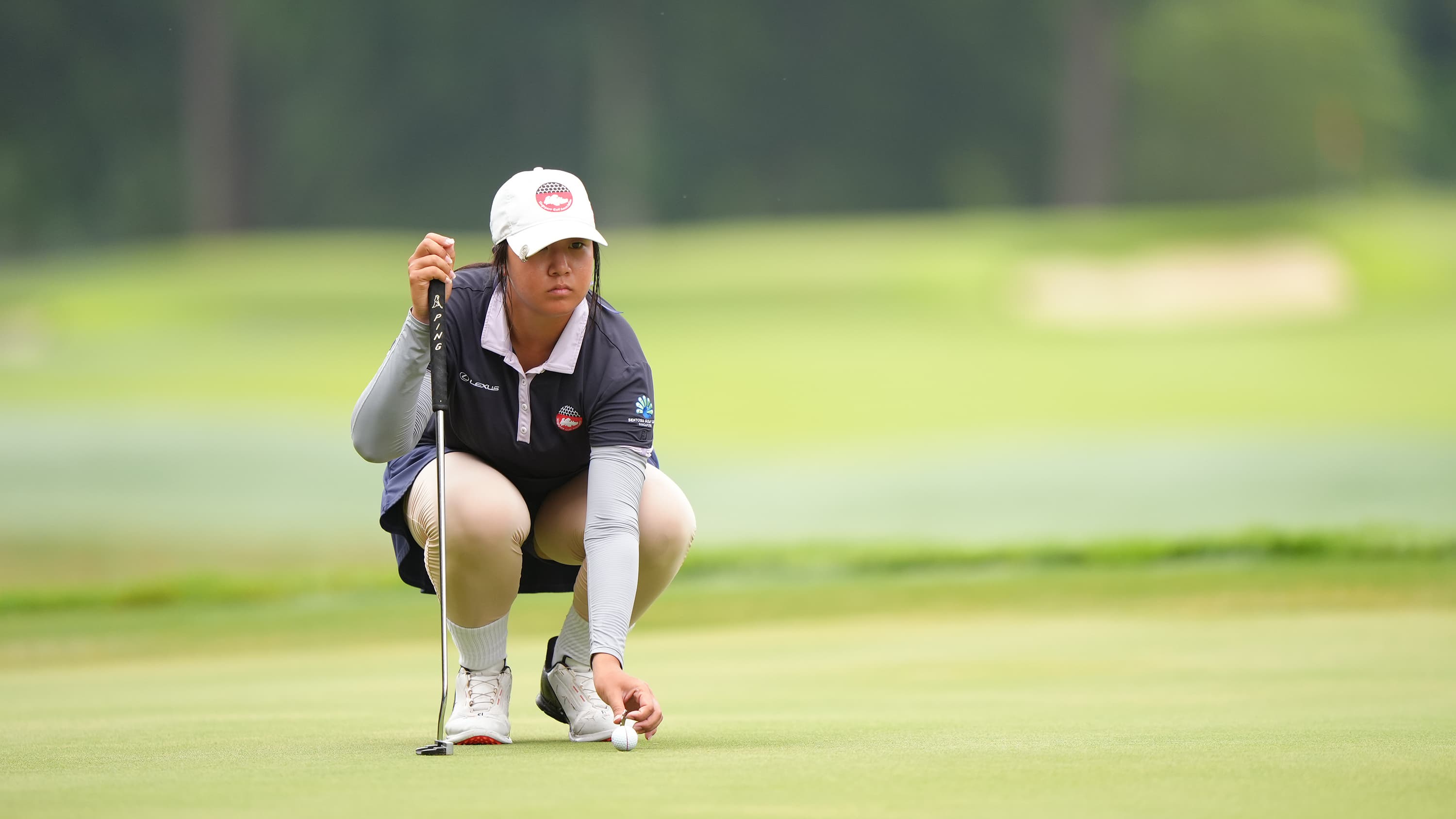 Xingtong Chen, 16, of Singapore, finished runner-up in her first U.S. Girls’ Junior. (USGA/Darren Carroll)