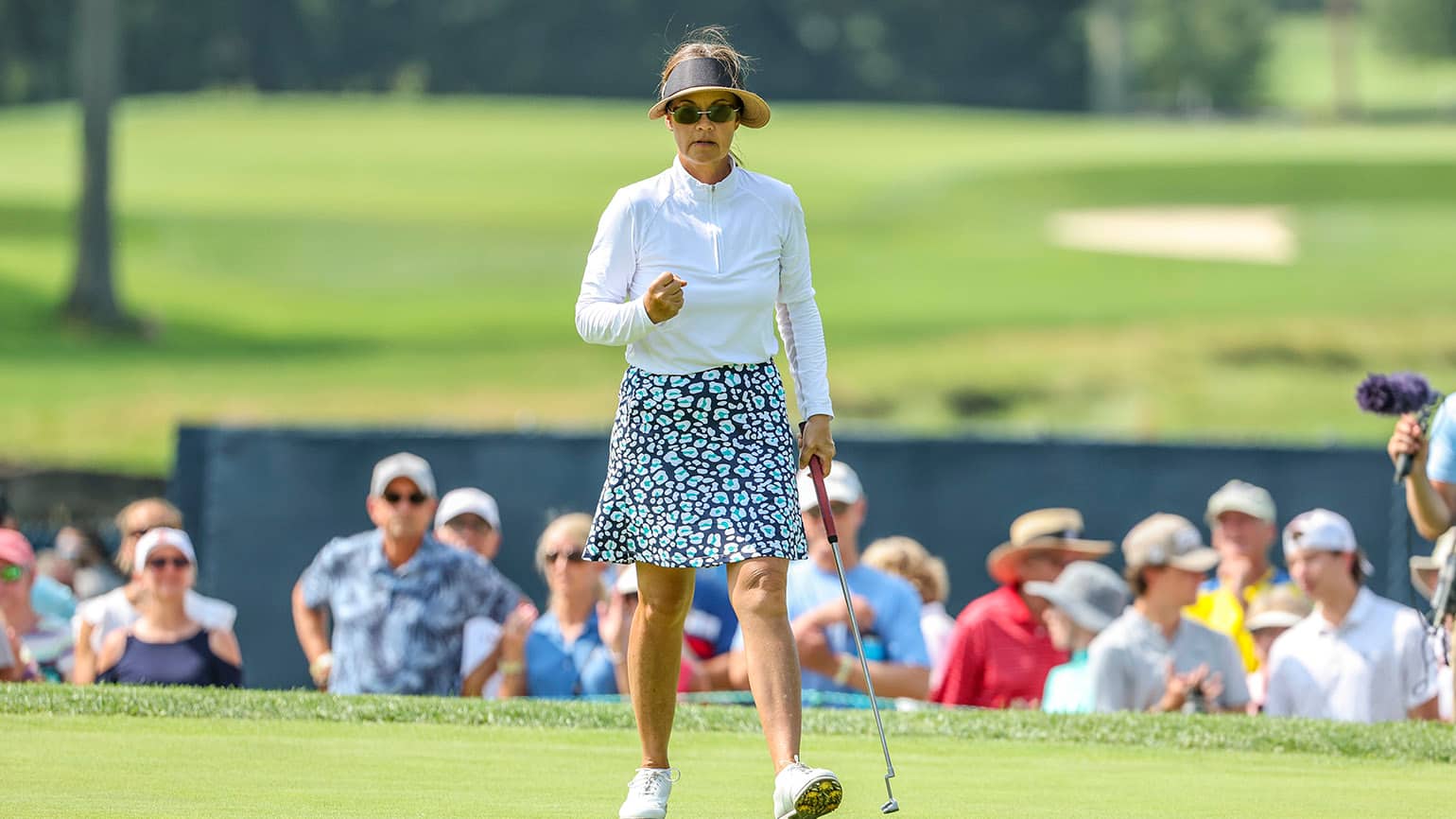 Leta Lindley will defend her U.S. Senior Women's Open title about 45 minutes from where she grew up. (USGA/Jeff Haynes)
