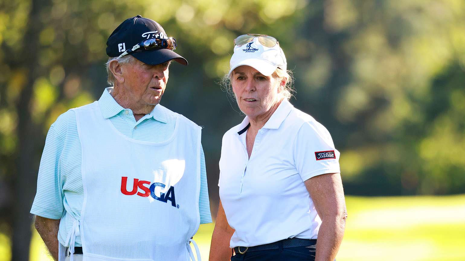 Veteran amateur and past U.S. Women's Mid-Am champ Martha Leach will once again tee it up in a U.S. Senior Women's Open with her Hall-of-Fame sister, Hollis Stacy. (USGA/Steven Gibbons)