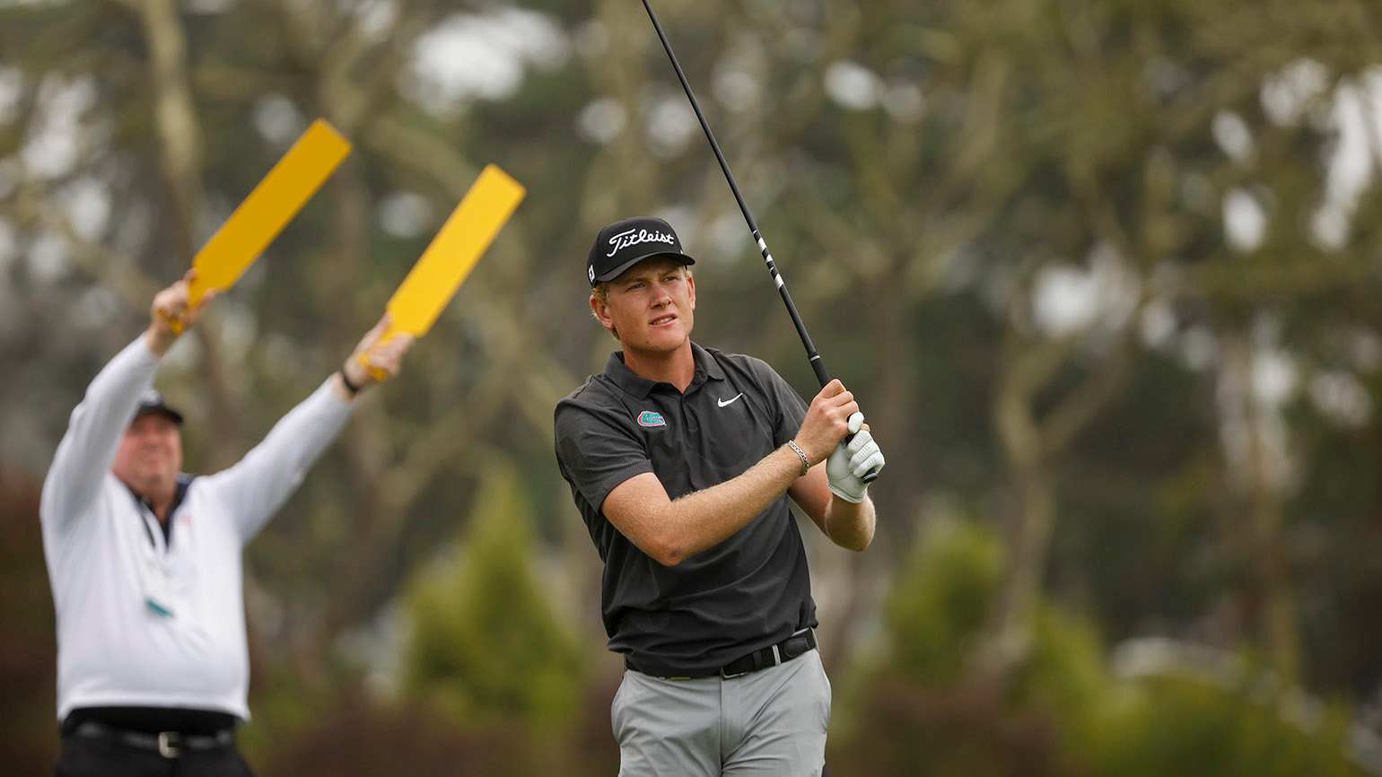 University of Florida standout Luke Poulter, son of European Ryder Cup stalwart Ian Poulter, will be representing GB&I in the 50th Walker Cup. (USGA/Chris Keane)