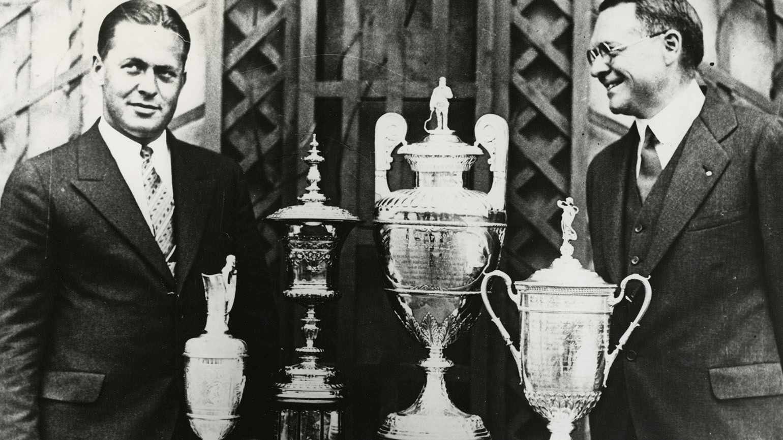 Bob Jones' 1930 U.S. Amateur triumph at Merion gave the Georgian all four major golf titles in one season. (USGA Archives)