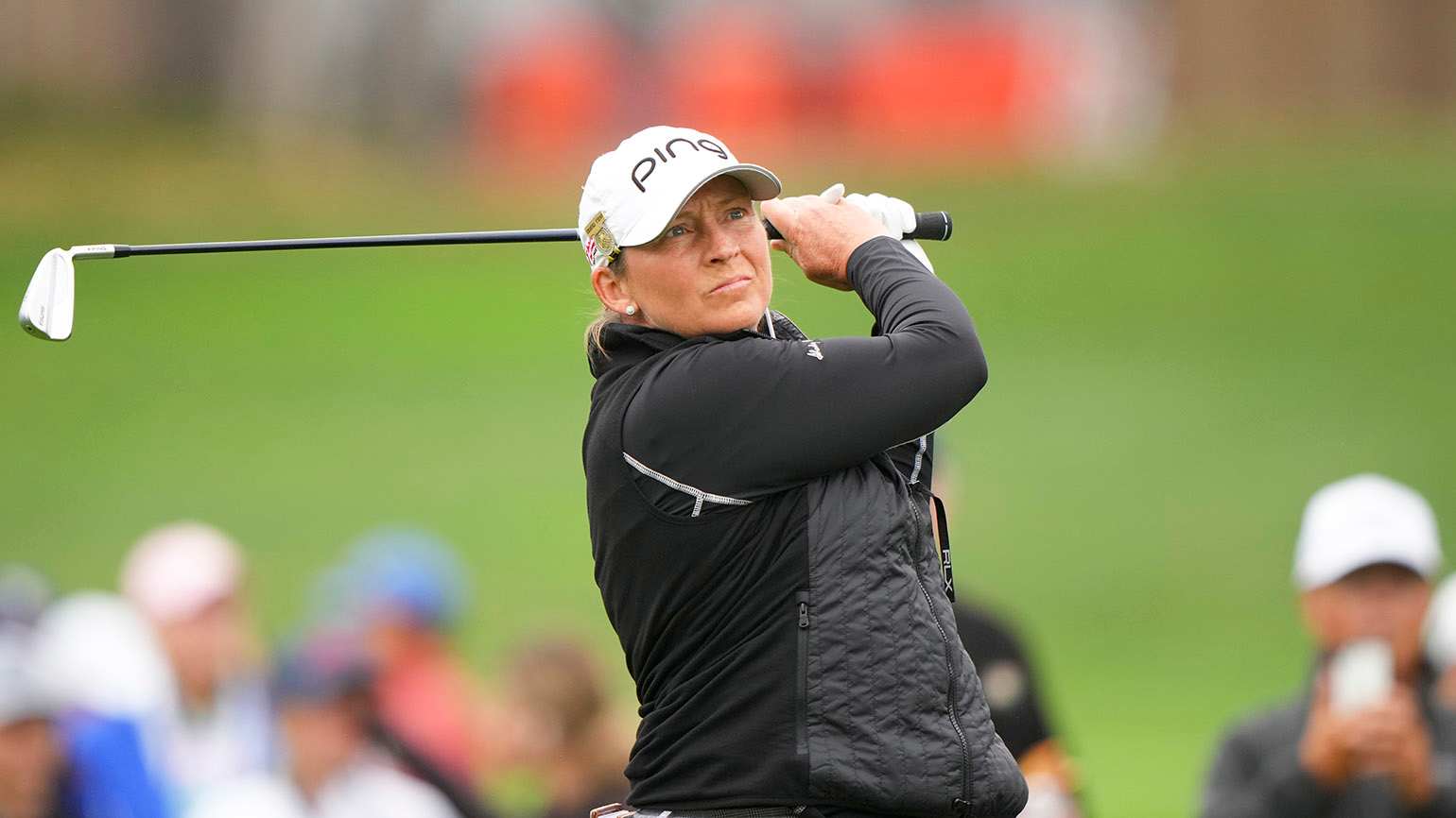 At age 48, major champion and veteran pro Angela Stanford hopes to earn a 25th U.S. Women's Open start via qualifying. (USGA/Darren Carroll)