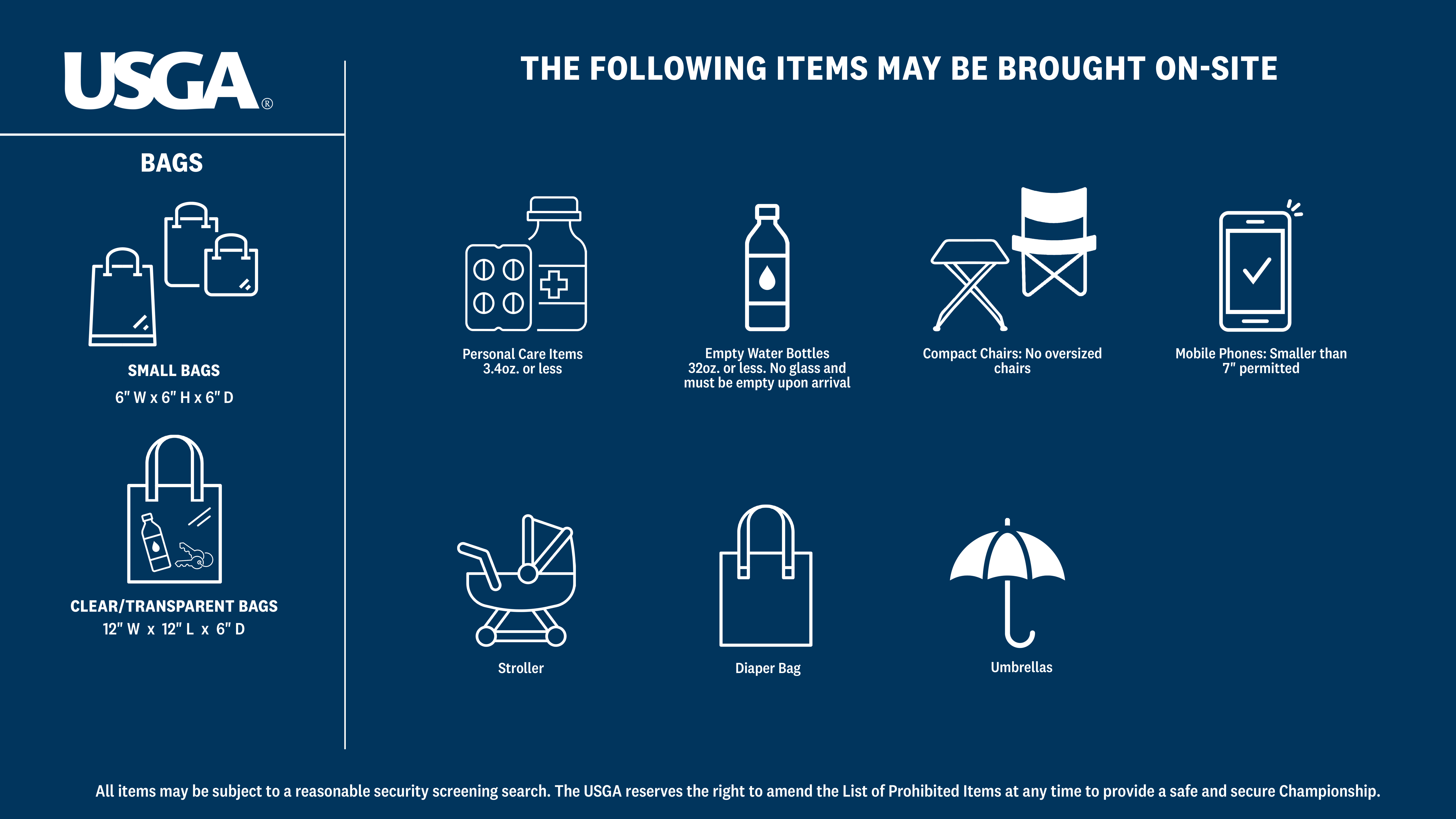 Approved items