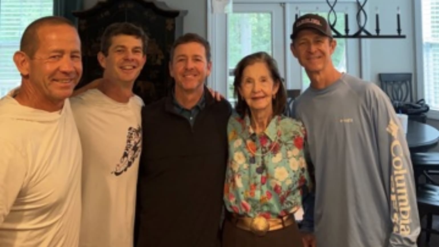 Burke Cromer (center) comes from a family of elite baseball players. Two of his brothers, Tripp and D.T., reached the big leagues, and a third, Brandon, was a first-round pick. Burke played 1.5 seasons in the Braves system before retiring due to a shoulder injury and later became a PGA professional. (Burke Cromer)