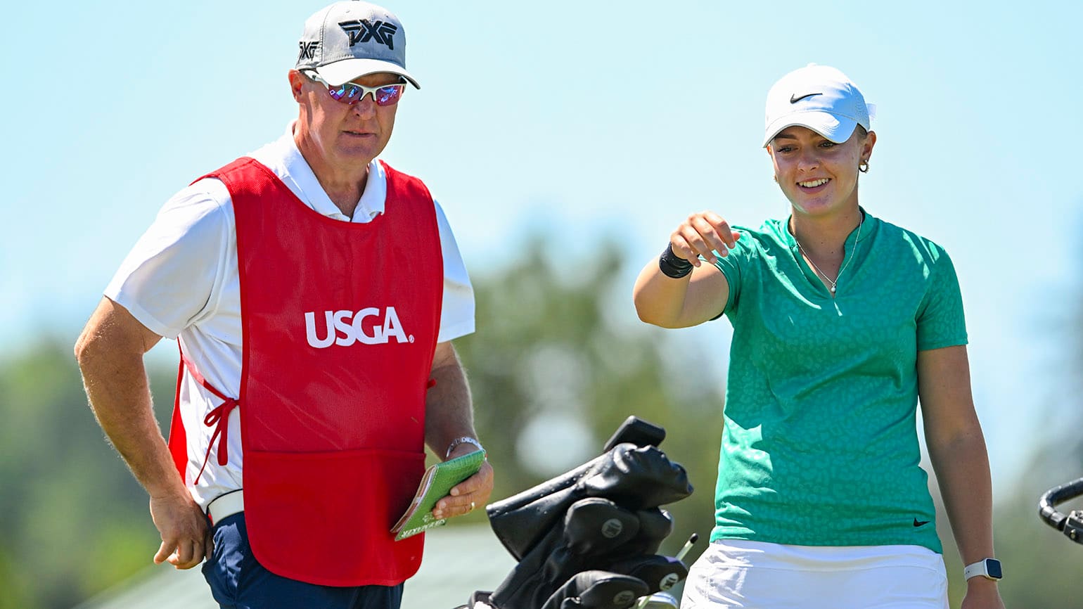 Three years ago, Bailey Shoemaker, now a rising USC senior, enjoyed a sensational summer, advancing to the championship match of the U.S. Women's Amateur Four-Ball with partner Kaitlyn Schroeder, reaching the semis of the Women's Am and making the cut in the U.S. Women's Open. (USGA/Kathryn Riley)