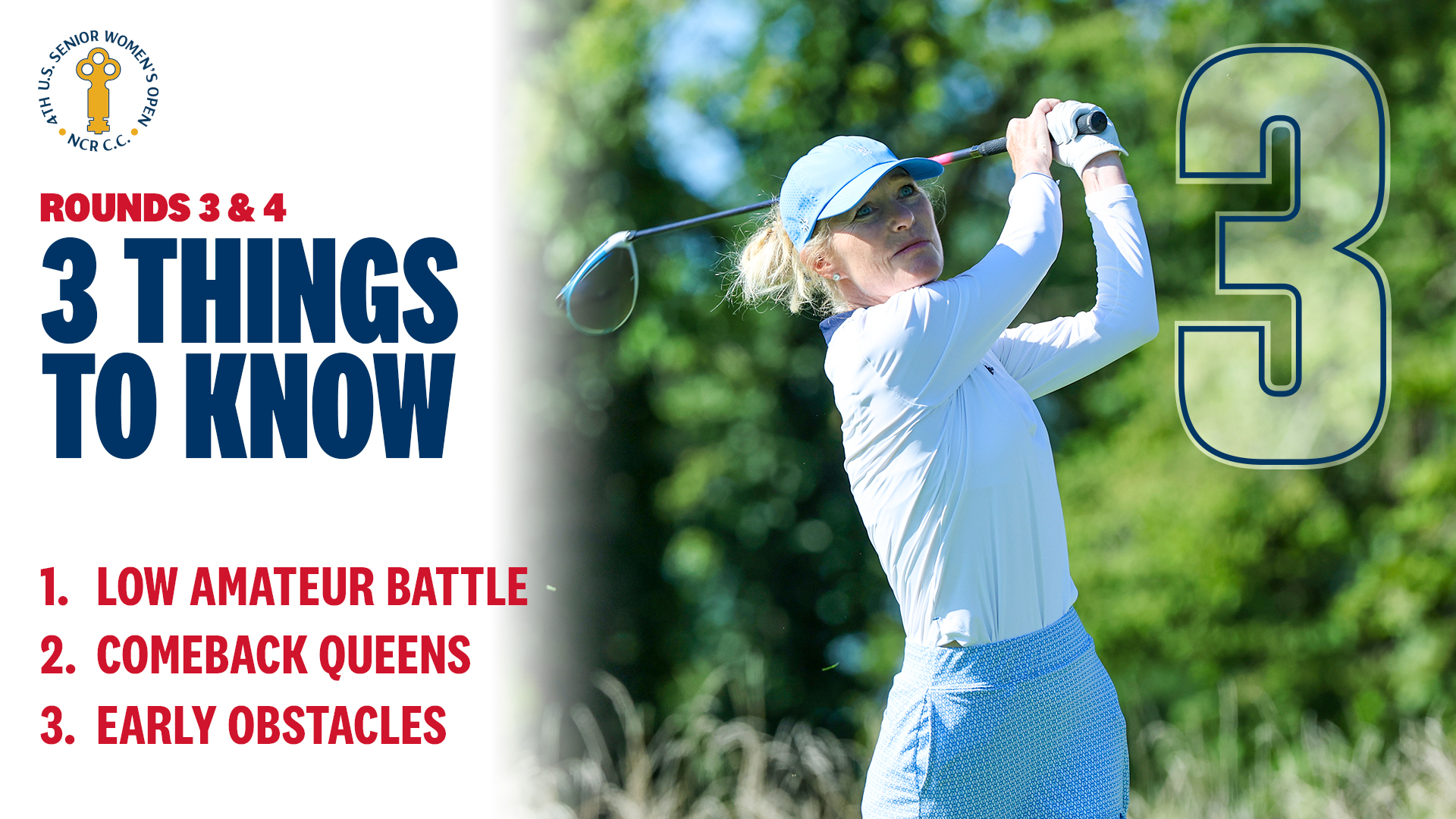 4th U.S. Senior Women’s Open: 3 Things to Know, Rounds 3 and 4