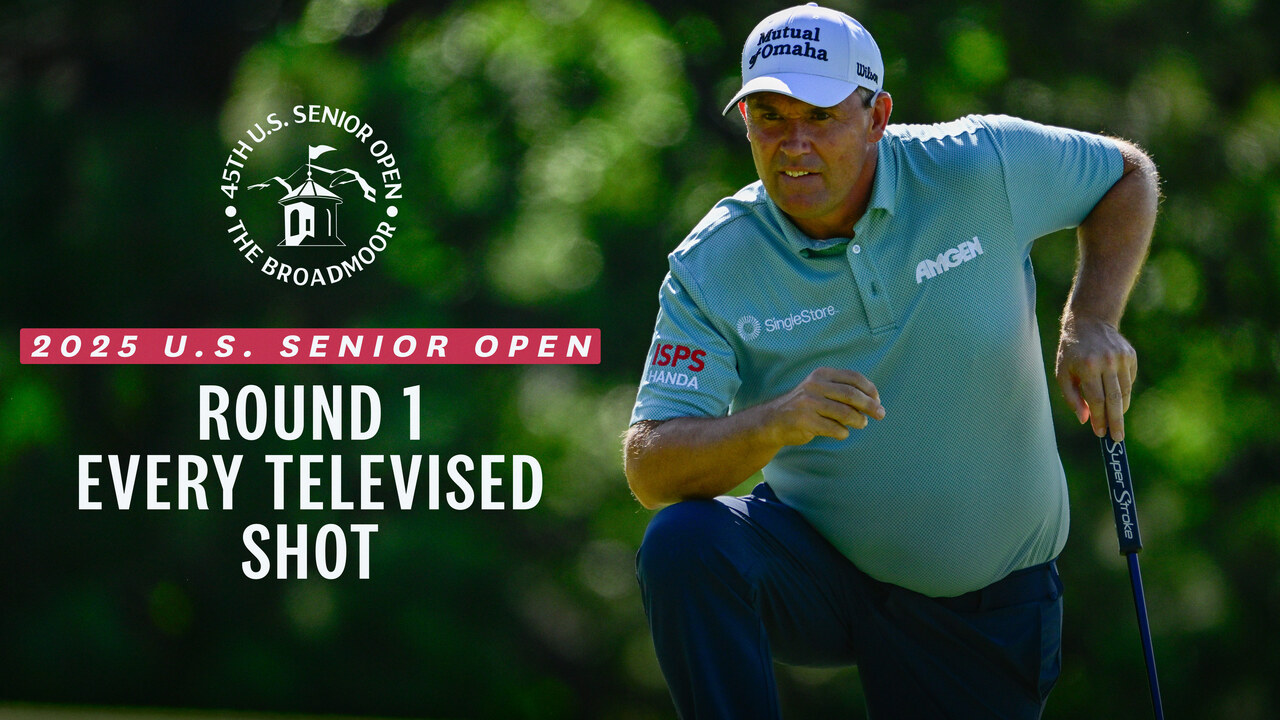 2025 U.S. Senior Open Highlights: Padraig Harrington, Round 1 | Every Televised Shot