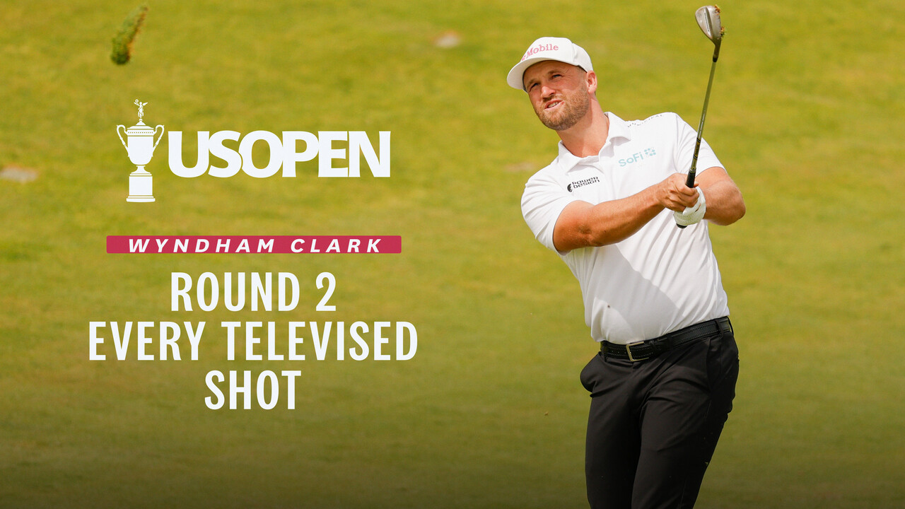 Wyndham Clark, Round 2 | Every Televised Shot: 2026 U.S. Open Highlights