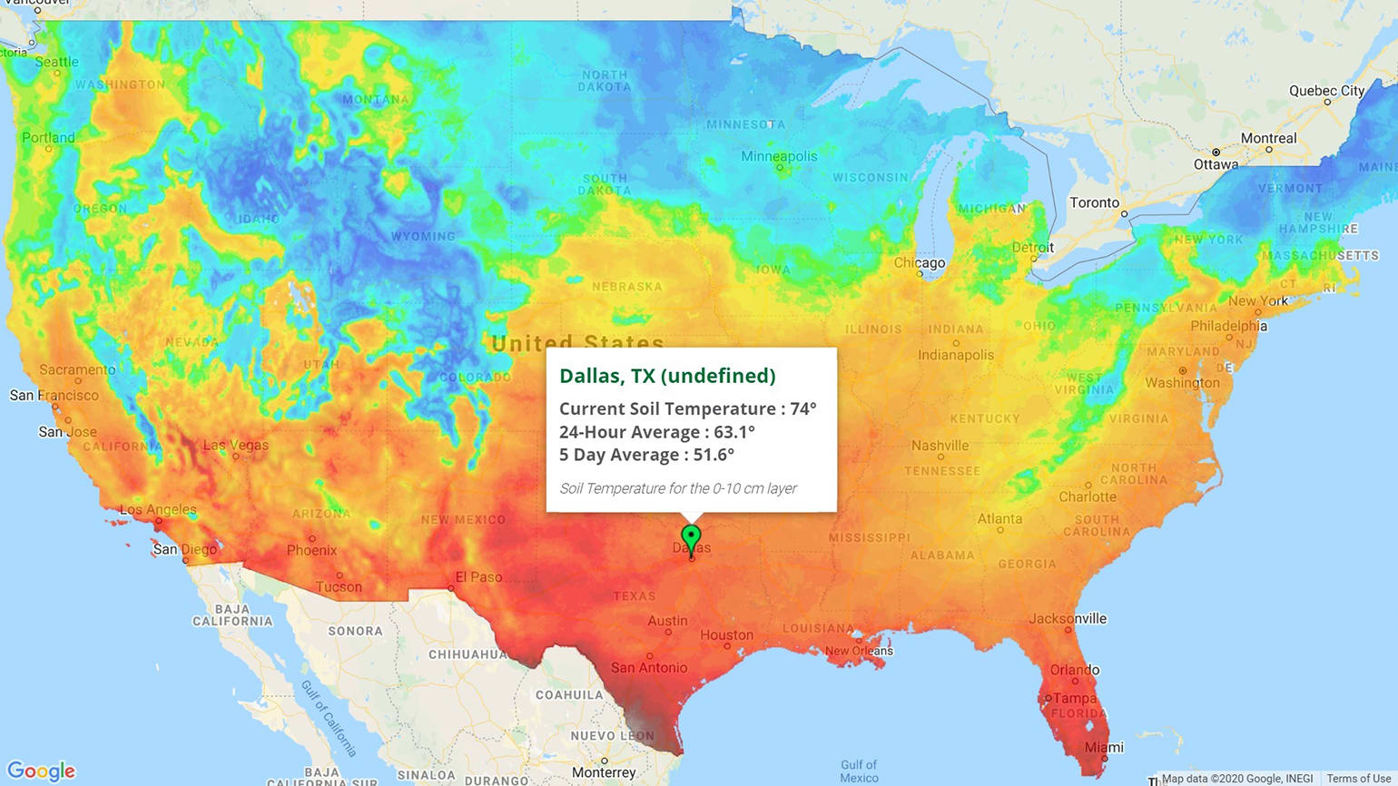 2022 Indiana Crabgrass Germination Map 2022